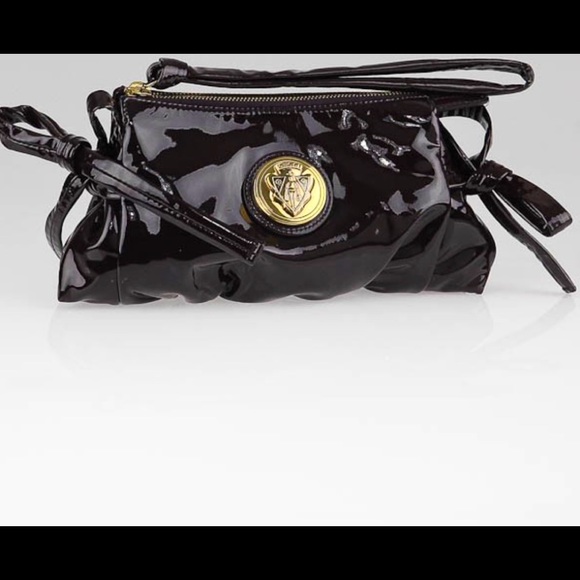 Gucci Patent leather clutch brown purple - Picture 1 of 7